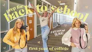 prepping for my first year of COLLEGE! (touring the campus, shopping & more)