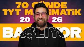 70 Günde TYT Matematik-2026 Başlıyor! ( Yol Haritası ! )