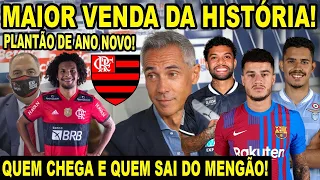 FLAMENGO VENDENDO JOGADOR MAIS CARO DA HISTÓRIA? QUEM CHEGA QUEM SAI DO MENGÃO! PLANTÃO DE ANO NOVO!