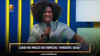 Lukie no palco do ESPECIAL ANGOTIC 2026