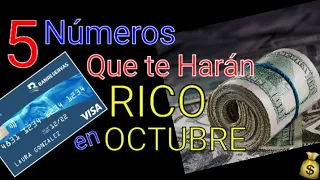 Los 5 Números Que Más PROBABILIDAD tienen de salir en Octubre 🚨 Que más repiten