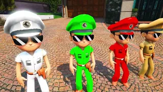 Shinchan Playing Chor Police/Hide And Seek With All Singham || GTA 5