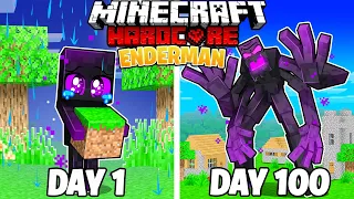 จะเกิดอะไรขึ้น!! ผม.. เอาชีวิตรอด 100วัน เป็น เอนเดอร์แมน ใน HARDCORE Minecraft!