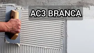 Argamassa ac3 Branca onde usar? Porque devo usar AC3 Branca e não cinza? Argamassa para pedra branca