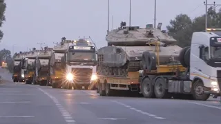 Israel moving tanks to Re'im
