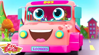 Wheels On The Bus Go Round And Round, Nursery Rhyme for Kids