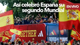 Selección de España celebró su segundo mundial en Madrid | Plaza de Cibeles