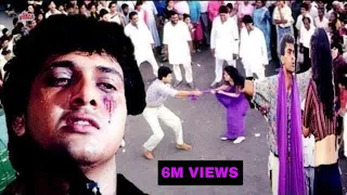 बीच बाजार में जब बहन की गुंडों ने उतारी साड़ी |Govinda Jabardast Action Scene|Mohnish Bahl
