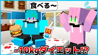 友達がめっちゃ太ってしまった?! 3日間で10kgダイエットしようとした結果www【マインクラフト・まいくら】