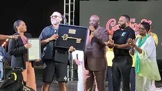 Machel Montano earns the Key to the City of Lauderdale