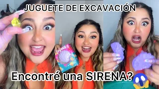 ENCONTRÉ UNA SIRENA!!!🧜‍♀️ nuevo juguete de excavación 😍 CAROLATV 