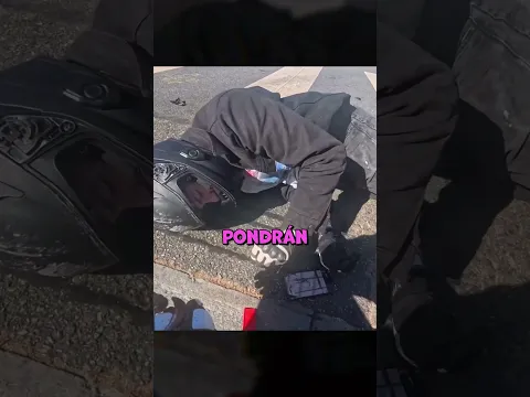 Una motociclista prestó primeros auxilios😨 #bike #bikelover #bikelife