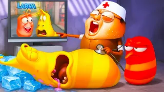 Yellow becomes a mother for the first time 🌷Larva Terbaru 20225🌴 Funniest Cartoons 🍉Larva Tuba Show