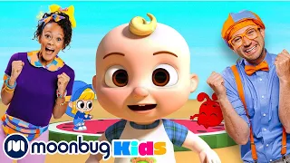 A Happy Place - Sing Along | Kids Songs & Rhymes | ft. CoComelon, Blippi  + MORE | Moonbug Kids
