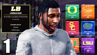 MADDEN 22 Face of the Franchise | LINEBACKER COLLEGE GAMEPLAY (Road to the Draft) Ep 1