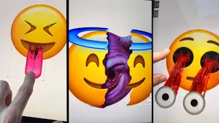 Compilation meeting horror emoji #procreate #emoji #shorts