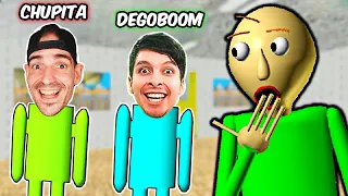 ¡El PROFESOR BALDI en MULTIJUGADOR! Quien consiga las RESPUESTAS CORRECTAS GANA | CHUPITA y DeGoBooM