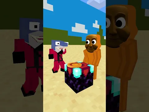 Tung tung tung Sahur and Baby Aphmau Love Run [ SQUID GAME CHALLENGE ] Italian Brainrot #shorts #fyp