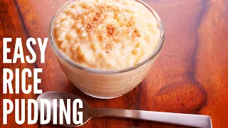 OVEN BAKED RICE PUDDING - delicious comfort food