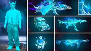 SOLO PUEDO USAR COSAS AZULES😱 FREEFIRE