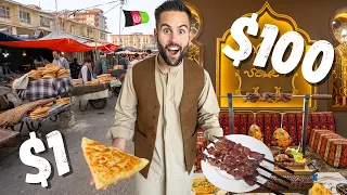 $1 VS $100 Street Food in Afghanistan