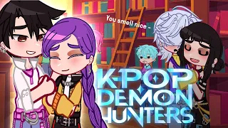 💎 | Huntrix & Saja Boys Reacts To..😱😏 | SHIPS | KPop Demon Hunters | Gacha