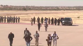 فخامة رئيس الجمهورية السيد محمد ولد الشيخ الغزواني يصل إلى مدينة كيفه، وسط استقبال رسمي وشعبي كبير