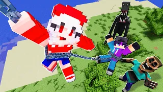 ENCADENADOS JUNTOS CON NABI EN MINECRAFT.... 