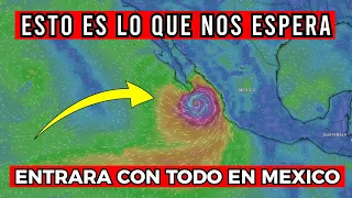 AVISO: DURO GOLPE PARA MEXICO AL VER DONDE IMPACTARA ESTE HURACAN EN LOS PROXIMOS DIAS