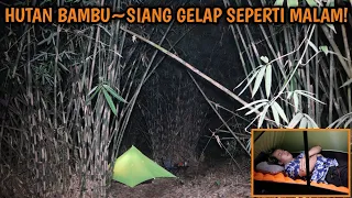 SOLO CAMPING HOROR~HUTAN BAMBU GELAP GULITA SARANG SETAN~NGUMPET DALAM TENDA~DITEROR.
