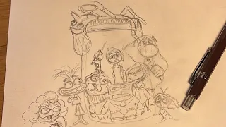 Desenhando Divertida Mente 2