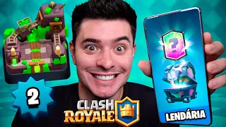Finalmente.. minha primeira Carta Lendária no Clash Royale!
