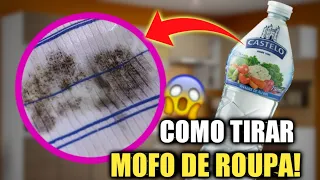 COMO TIRAR MOFO DE ROUPA COLORIDA E BRANCA / ROUPAS COM MOFO / MOFO DE ROUPA COLORIDA COMO TIRAR 😰😰