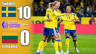 Sweden vs Lithuania ! Sverige mot Litauen | FIFA Women’s World Cup 2027 European Qualifiers
