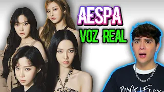 Escuchando la Voz REAL de AESPA sin Autotune | Vargott