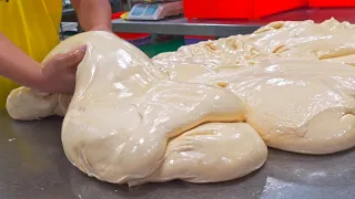 3000 sales per day！Delicious Bread Making - Pizza Bread, Green Onion Bread/日賣3000片！超人氣厚片吐司製作/山吐司