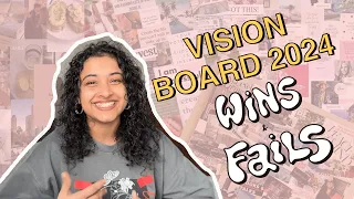 My 'almost' Vision Board for 2024 - Wins and Fails