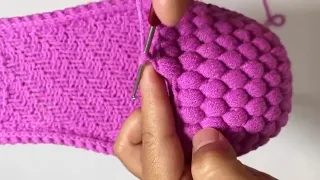 🔥🔥🔥 super easy crochet slippers  , Örgü terlik,  myhobbyhome - Subtitles
