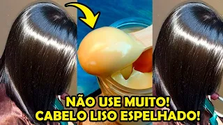 DESMAIA CABELO NA HORA! USEI ÚNICA VEZ! ISSO ALISA MUITO O CABELO! CABELO LISO!