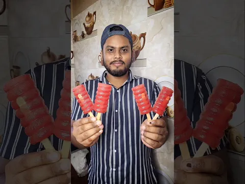 Chhutki Watermelon 🍉 Ice-Cream Kha Nehi Paya 😋👌 #food #shorts #cooking #trending