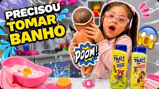 A Irmã Mais Velha Cuidou da Bebê Reborn Sozinha!