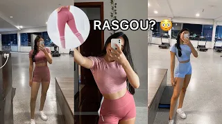 ROUPAS BARATINHAS DE ACADEMIA DA SHOPEE 🛍 | vale a pena? + provando tudo