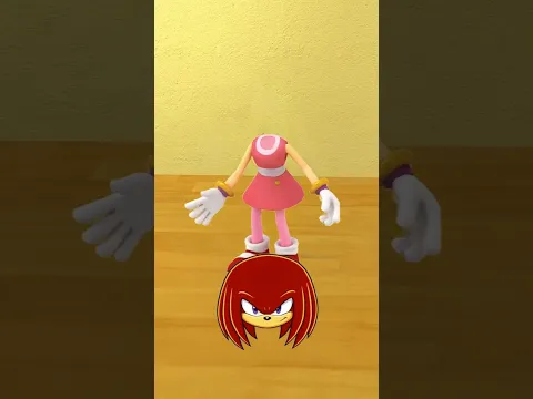 GUESS AMY SONIC REAL HEAD WITH SHADOW SONIC KNUCKELS in GARRYS MOD
