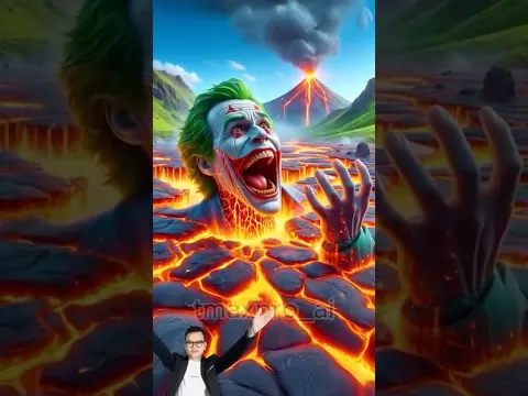 Volcanic Eruption | Who is best? Spider-man vs Captain America vs Joker #shorts #spiderman