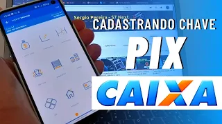 Como cadastrar chave PIX no banco Caixa.