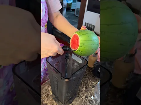 watermelon juice 부산 깡통시장에서 수박주스주문하면 생기는 일 #shorts