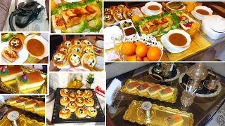 درت عرضة وسهرة وشاركتكم بالأطباق ❌مقلوبة البطاطا محشية 👍بسبوسة محشية بالكريمة 👍مملحات قطنية👍شربة