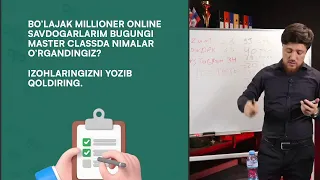 8-9 dekabr Online Savdo orqali katta daromadga chiqing