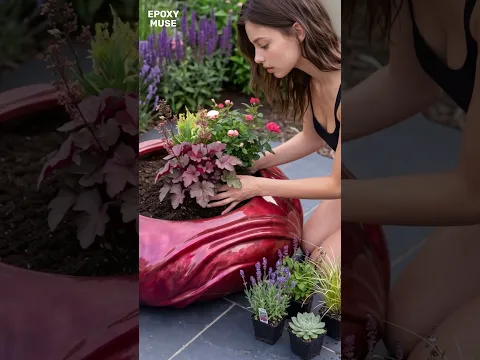 What if you wrapped an old tire in resin-soaked fabric?
