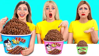 बिग, मध्यम और छोटी प्लेट चुनौती #10 Multi DO Food Challenge